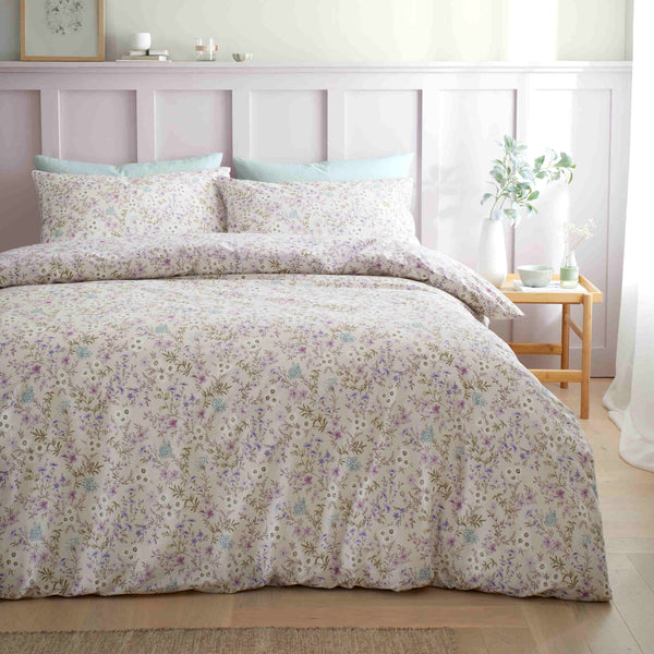 Bianca Ditsy Floral Duvet Cover Set - Lilac