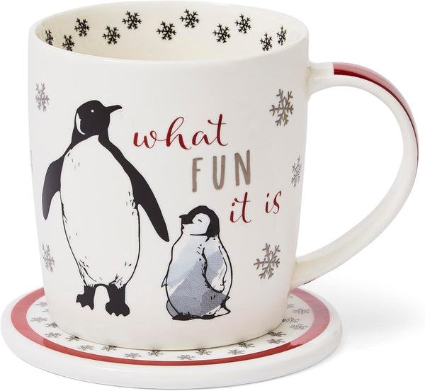 What Fun Mug & Coaster Set