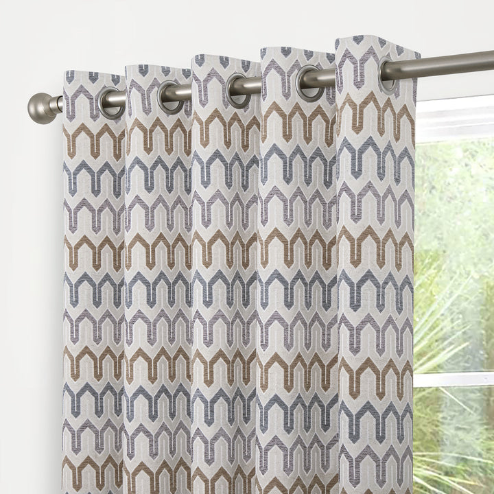 Curtina Arcadia Eyelet Curtains - Natural