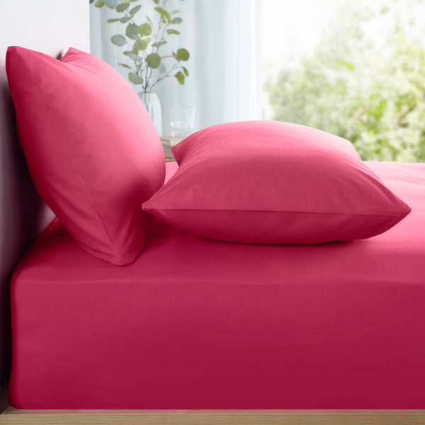 Appletree Pure Cotton Fitted Bed Sheet - Pink