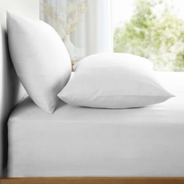 Appletree Pure Cotton Fitted Bed Sheet - White