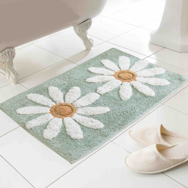 Fluer Bath Mat - Teal