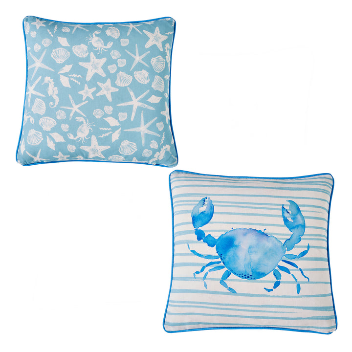 Fusion Crab Outdoor Cushion - Seafoam