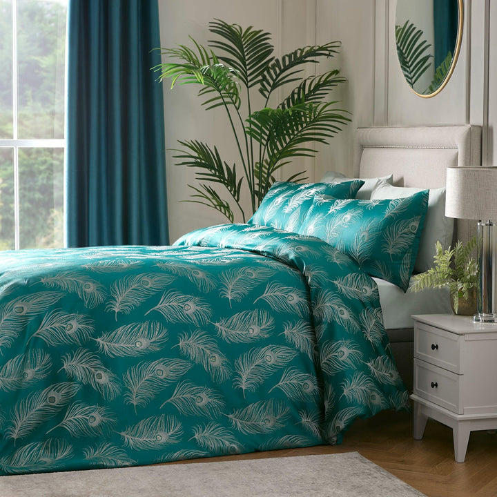 Laurence Llewelyn-Bowen Dandy Duvet Cover Set - Teal