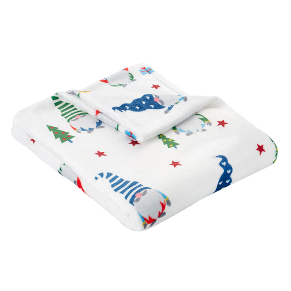 Fusion Festive Gonks Throw - Red