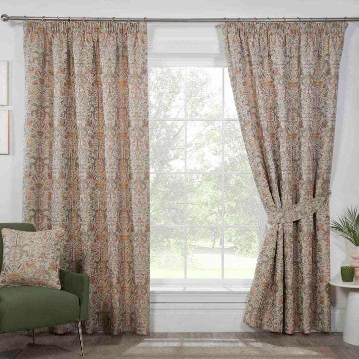 Sundour Kyoto Pencil Pleat Curtains - Natural