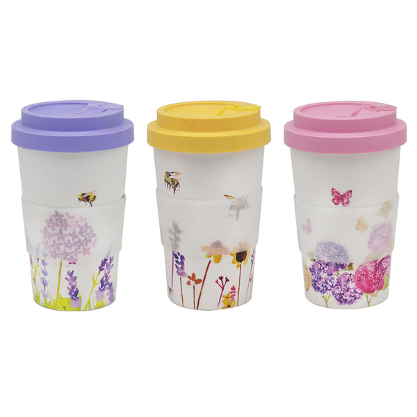 Floral RPET Eco Travel Mug