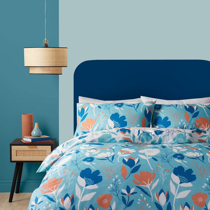 Fusion Luna Duvet Cover Set - Duck Egg