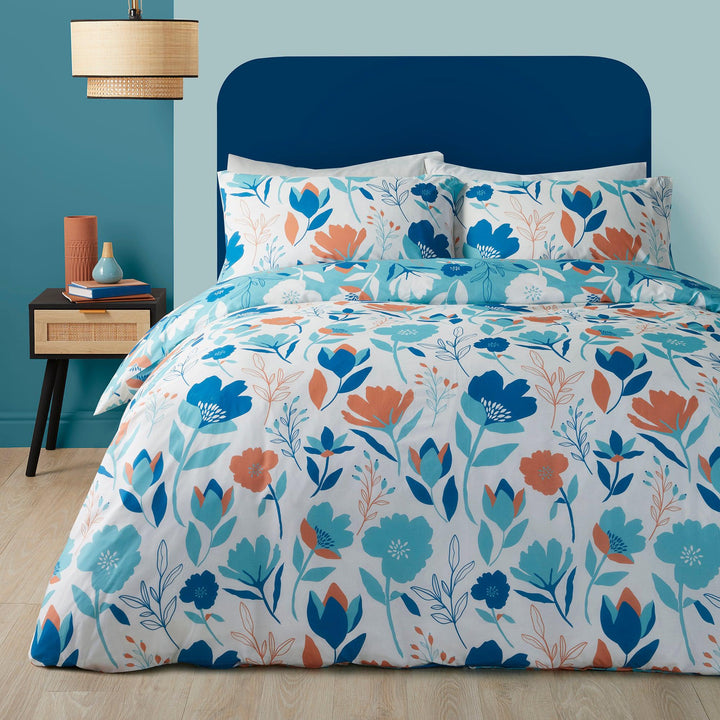 Fusion Luna Duvet Cover Set - Duck Egg