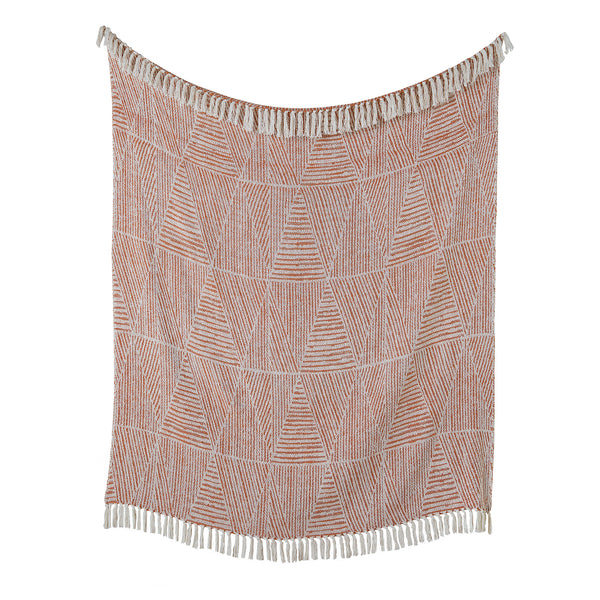 Appletree Myan Throw - Terracotta