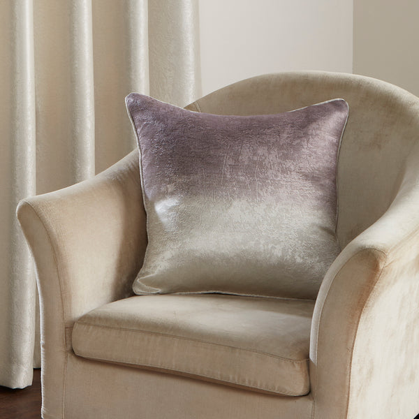 Fusion Ombre Strata Cushion - Chocolate