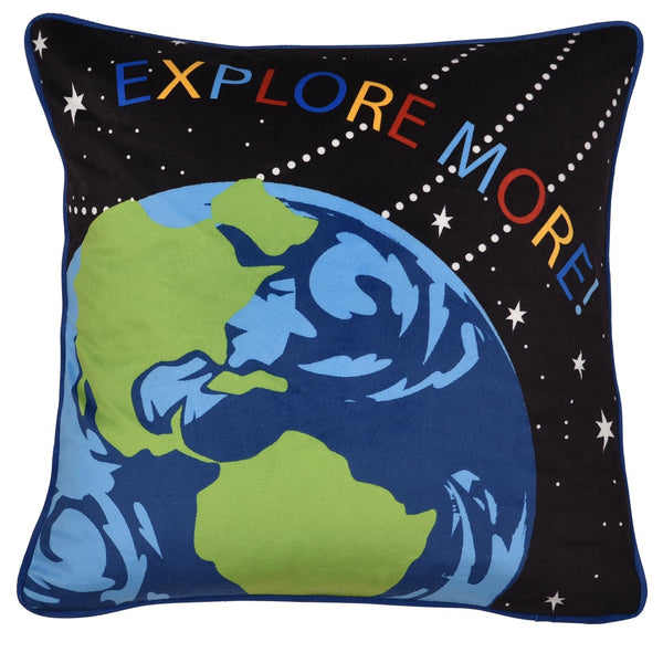 Bedlam Outer Space Cushion - Black