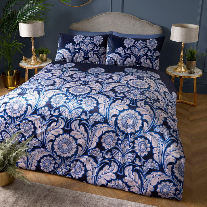 Laurence Llewelyn-Bowen Romilly Duvet Cover Set - Blue