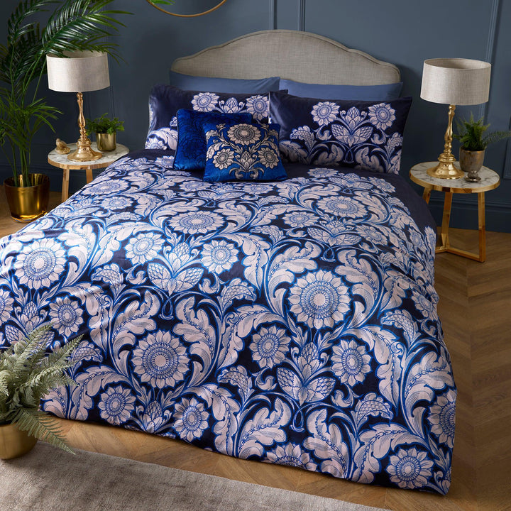 Laurence Llewelyn-Bowen Romilly Duvet Cover Set - Blue