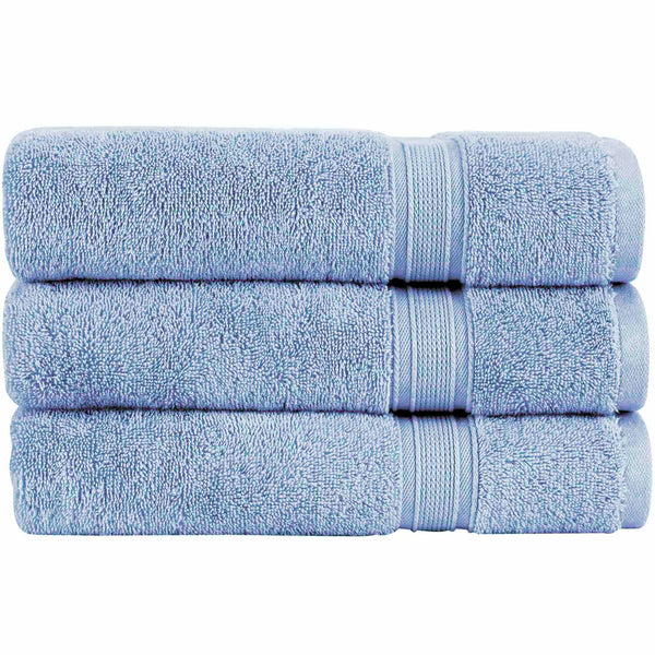 Christy Serene Combed Cotton Towel - Faded Denim