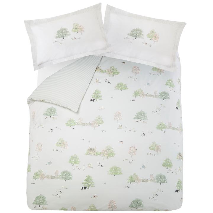 Sophie Allport Spring Cottage Duvet Cover Set - Green