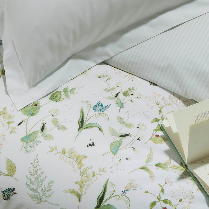 Sophie Allport Wild Floral Duvet Cover Set - Green