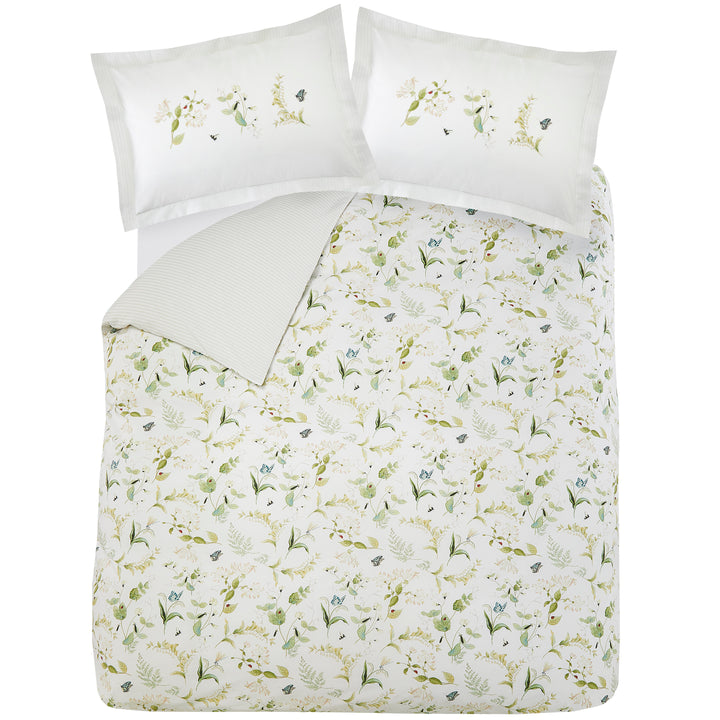 Sophie Allport Wild Floral Duvet Cover Set - Green