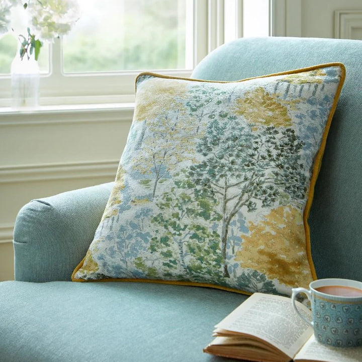 Laura Ashley Bernwood Cushion - Ochre Yellow