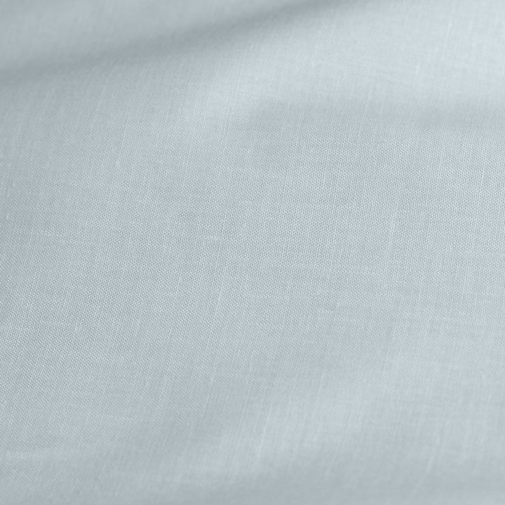 Serene Plain Dyed Pair of Housewife Pillowcases - Duck Egg