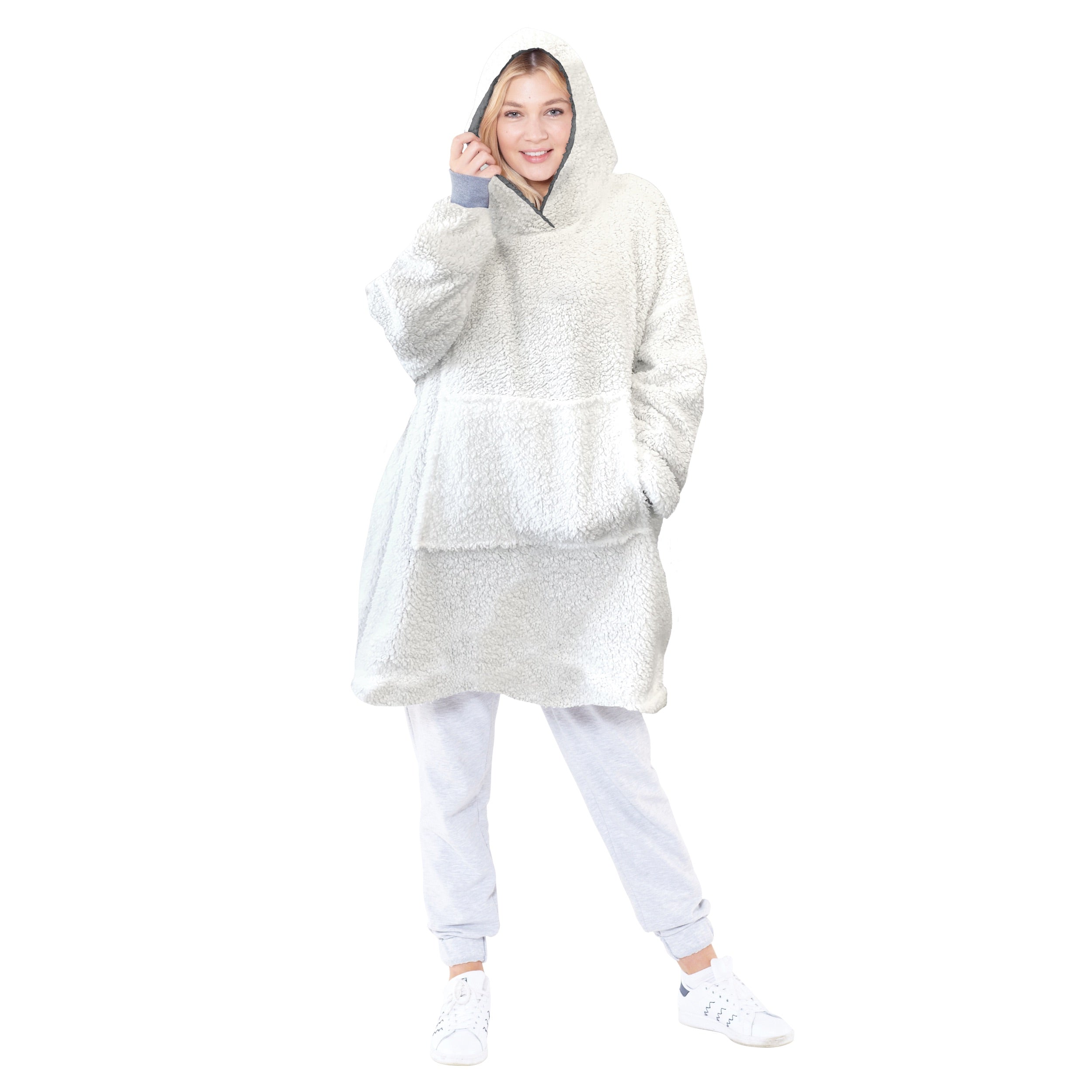 Eskimo oversized discount sherpa hoodie blanket