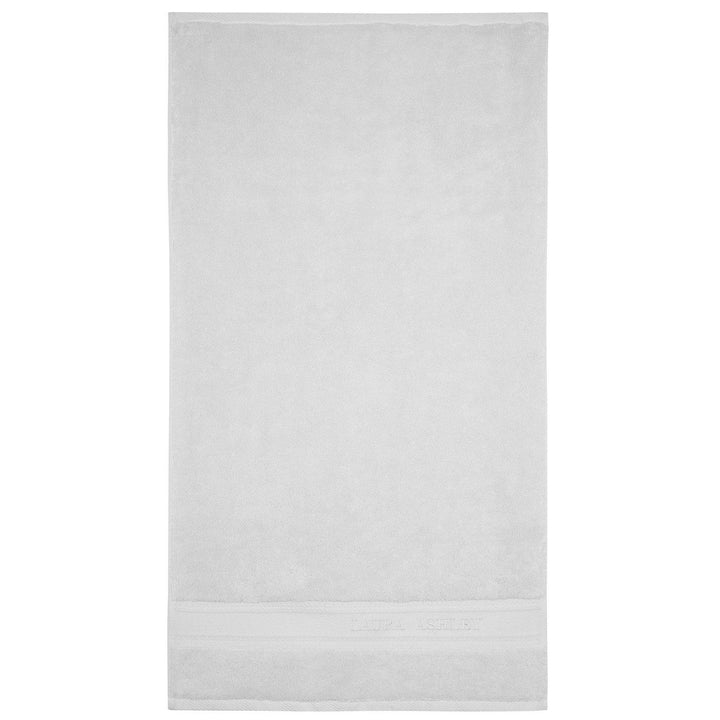 Laura Ashley Luxury Cotton Embroidered Towel - White