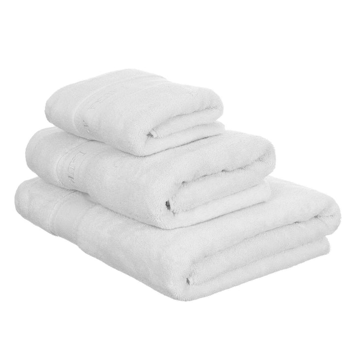 Laura Ashley Luxury Cotton Embroidered Towel - White